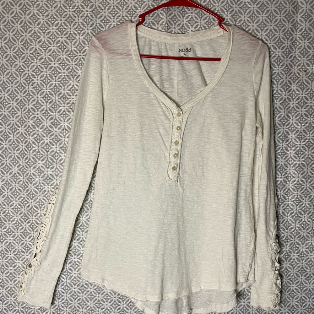 Long sleeve top size large